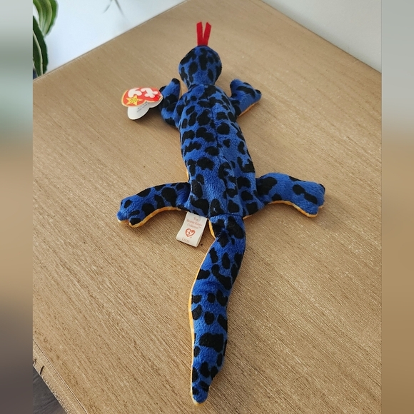 🦎 Ty Beanie Baby “Lizzy” the Lizard – 1995 Vintage Collectible, Excellent Condi - Picture 8 of 16